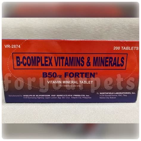 B50/2 Forten (200 Tablets per Box) .